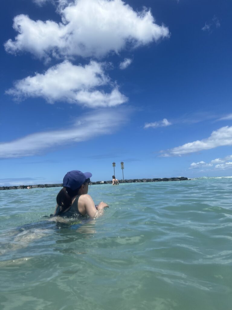 テルボンヌ・ハットなら海にも入れる