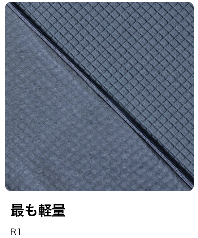 R1の生地