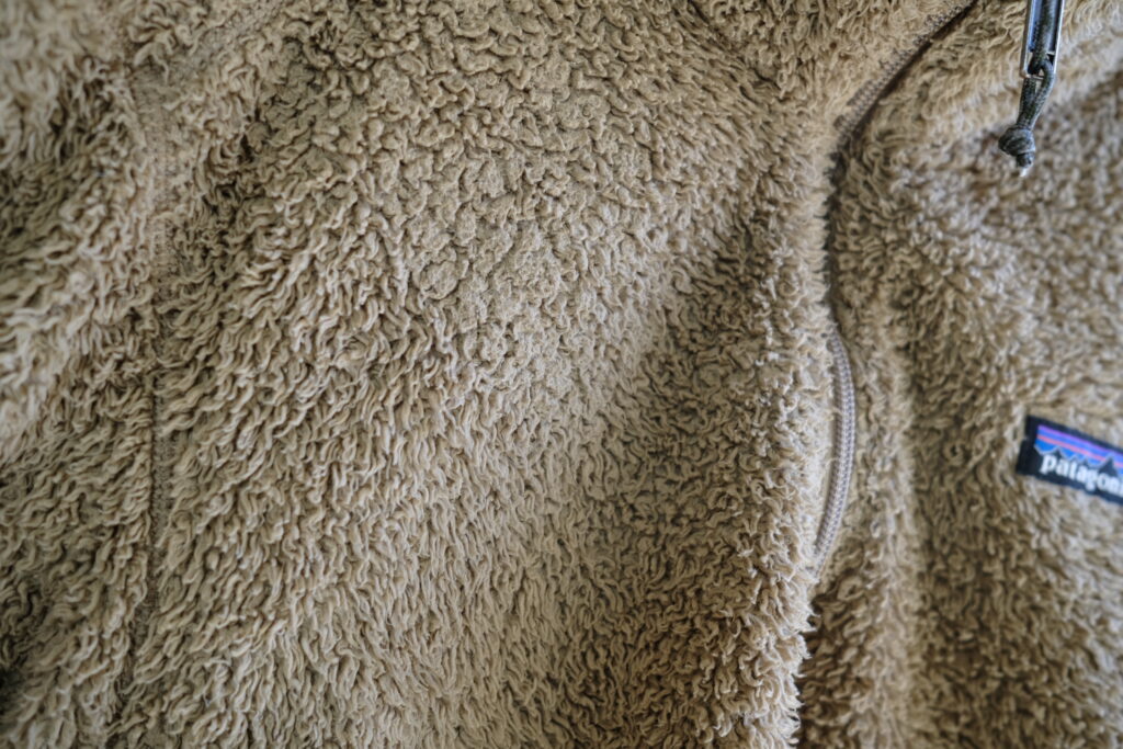 フリースのヘタリ具合い