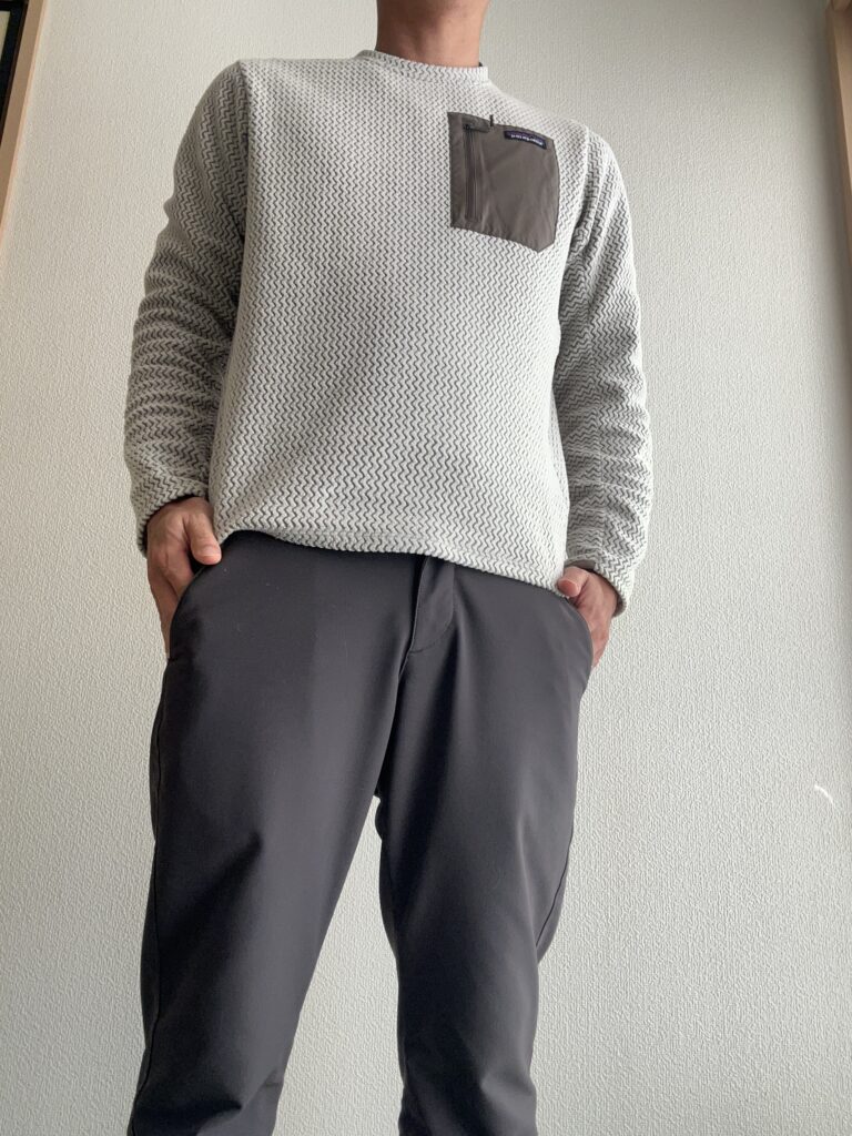 R1エアフリースMサイズのサイズ感